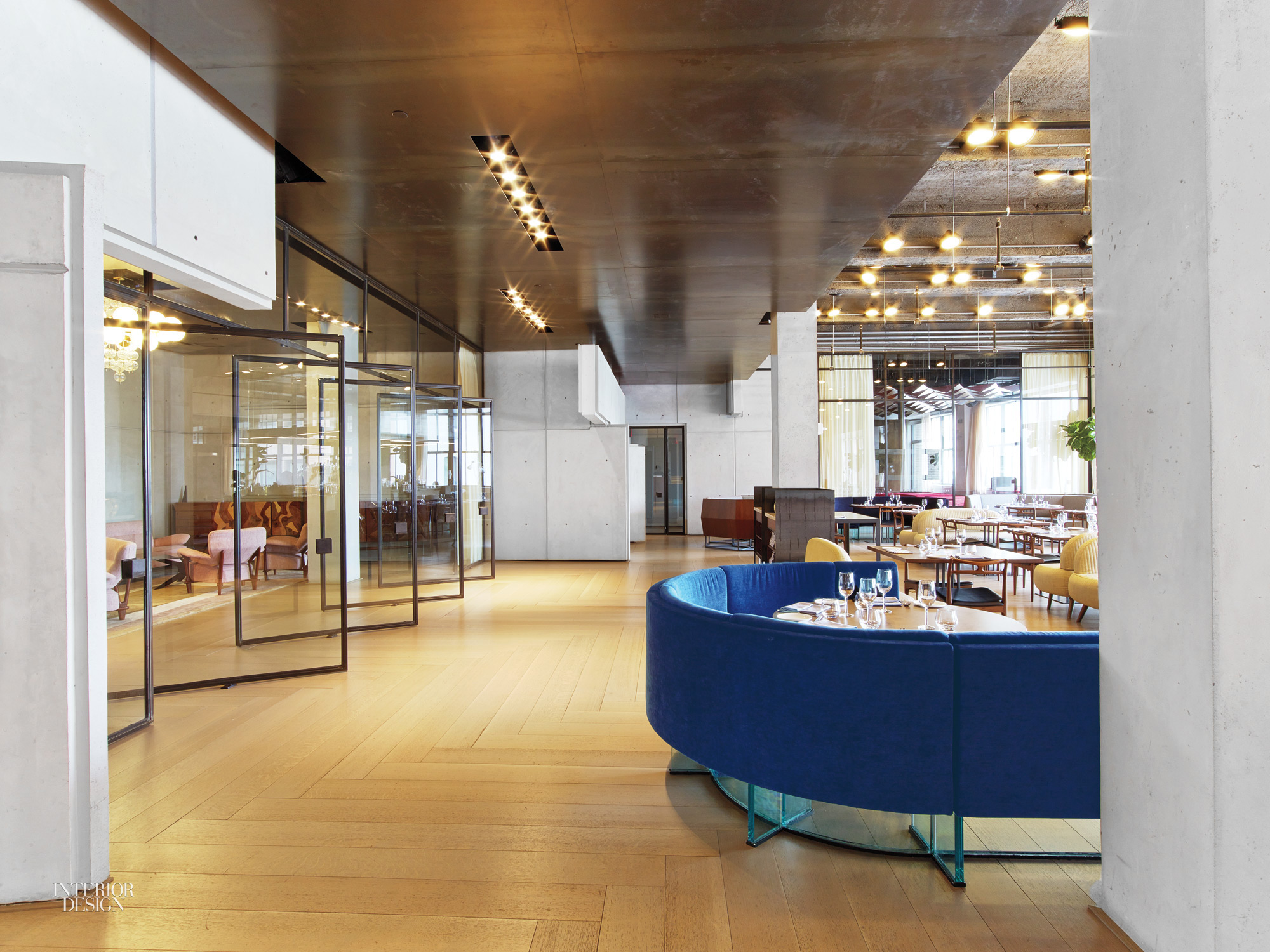 Bluarch Designs TopNotch Interiors for NYC Club Spring Place