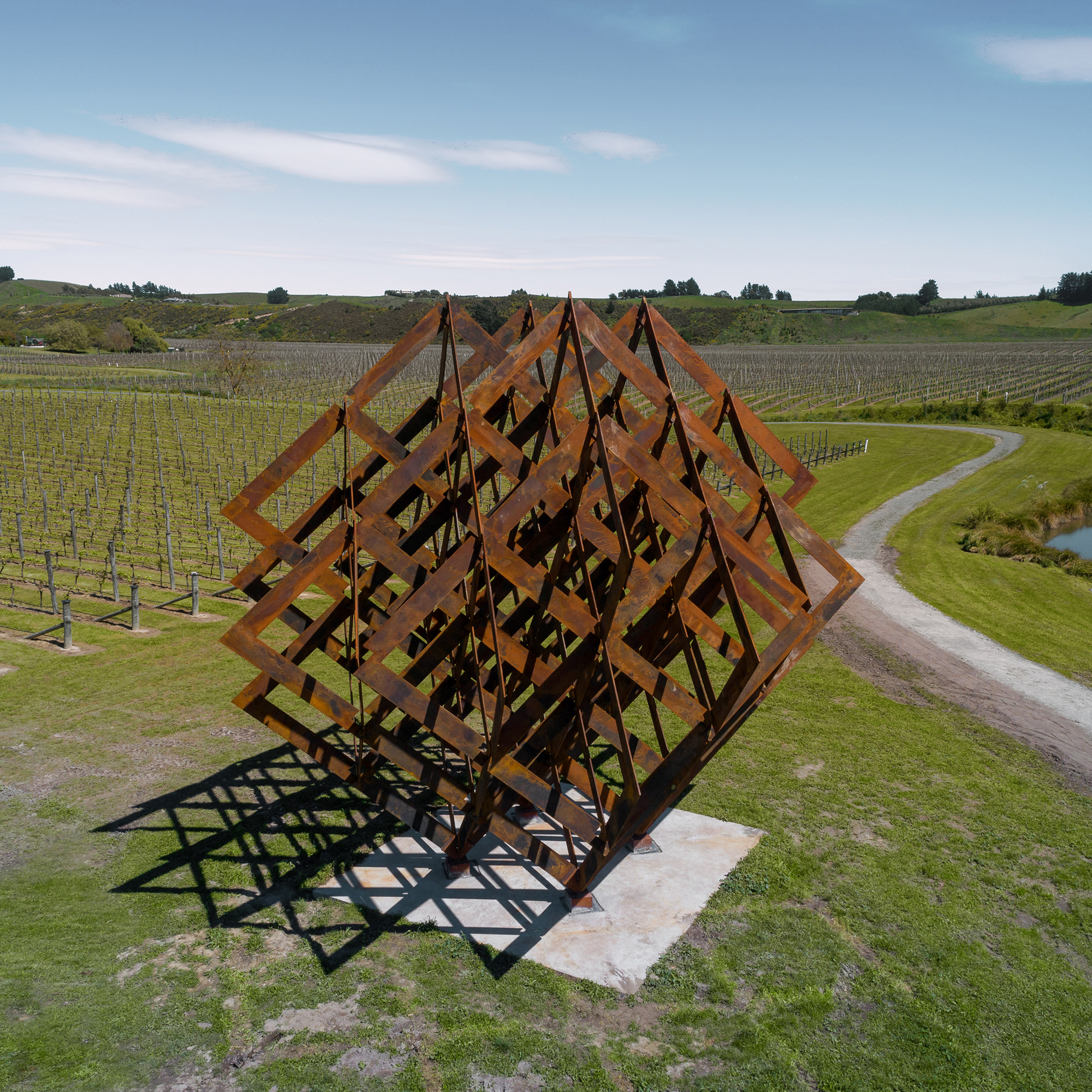 Studio Dror’s Latest Sculpture Riffs on Vineyards and Winemaking