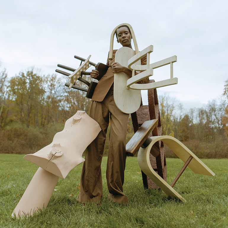 Nifemi Ogunro Debuts Sculptural Wood Furnishings - Vimarsana News