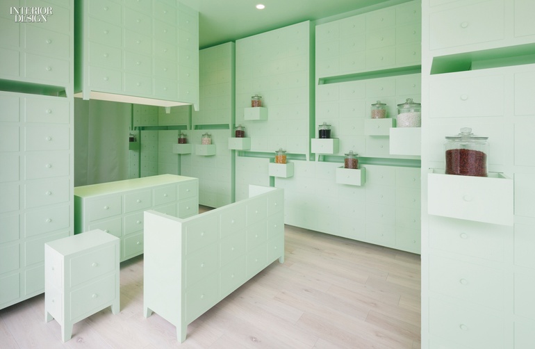 big ideas id designs an apothecary and spa in handa apothecary design