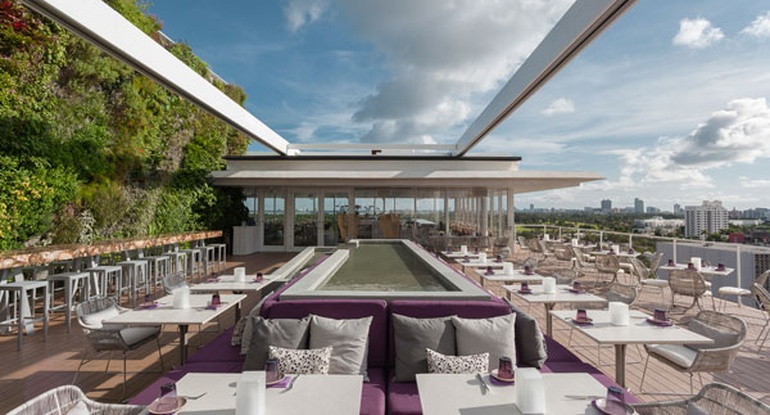 Restaurant Design Firms Miami : High design rooftop escapes