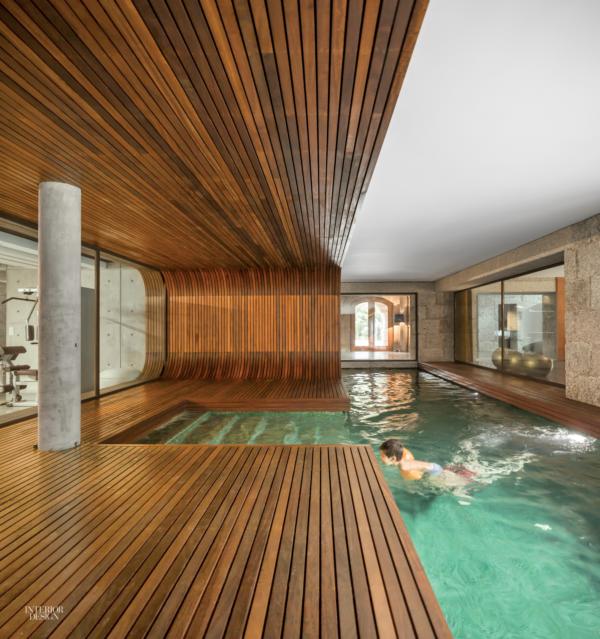 inground indoor pool